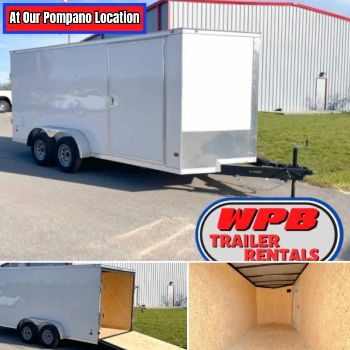 7x16 Enclosed Cargo w/ Ramp